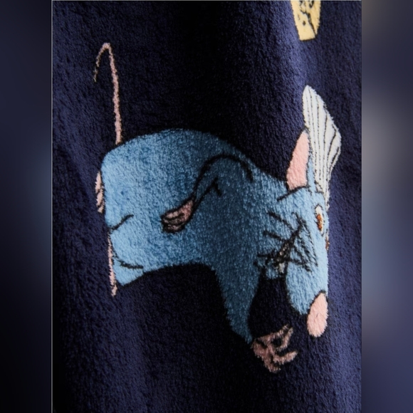 Disney’s Ratatouille Plush Pajama Set Fleece Soft Blue - Picture 7 of 7
